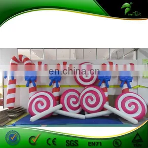 PVC Balloons Inflatable Christmas Candy Lollipop Inflatable Christmas Decoration Inflatable Ball thumbnail-5