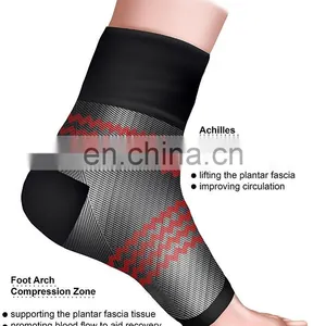 Medical Grade Graduated Ankle Brace Compression Socks for Achilles Tendonitis, Plantar Fasciitis & More#YLW-03 thumbnail-2