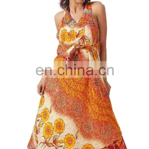 Boho Sari Wrap Skirt thumbnail-1