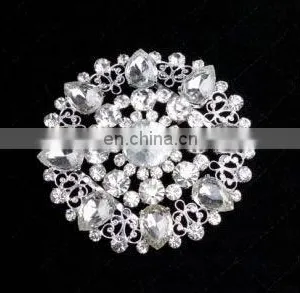 Fashion Shiny Alloy Rhinestone Round Buckle thumbnail-1