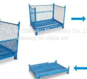 Foldable Heavy-Duty Wire Logistics Box thumbnail-2