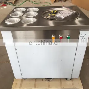 8-10L/H 1pan Ice Pan Fryer Rolling Fried Yogurt Frying Fried Ice Cream Roll Machine Roller Maker thumbnail-3