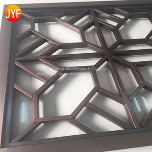 Interior Partition Wall Living Room Divider Stainless Steel Screens for Luxury Villa Decoration thumbnail-1