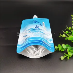 300ml Mineral Water Plastic Filling Bag China Manufacture/Herbal Tea Suction Nozzle Bag/Food Grade Material thumbnail-2