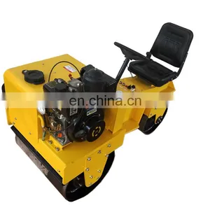 Mini Double Drum Seat Type Vibratory Road Roller Machine thumbnail-7