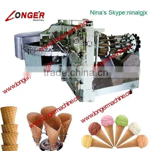 Ice Cream Waffle Cone Maker|Ice Cream Rolling Sugar Cones Baking Machine thumbnail-1