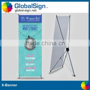 Shanghai GlobalSign Light Weight Adjustable X Banner Stands thumbnail-1