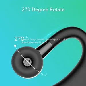 OEM China Hotrain E9 ABS Plastic Waterproof 270 Degree Rotation True Wireless Stereo TWS Wireless Bluetooth4.2 Single Supra-aural Earphone thumbnail-3
