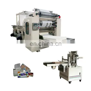 Box-drawing Facial Tissue Paper Folding and Packing Machine thumbnail-1