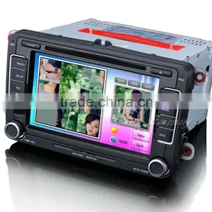 Erisin ES7698V 7" Car Radio DVD GPS Seat Golf 5 6 Passat Caddy Polo Skoda thumbnail-4