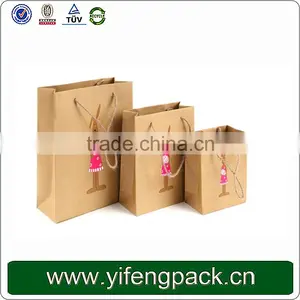 Customized Kraft Brown Paper Bag thumbnail-5