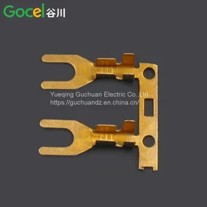 DJ4311-3.2 Fork Lug Horizontal Brass Horizontal 3.2 Fork Terminal thumbnail-4