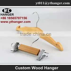 IMY-177 Natural Wood Baby Small Hanger for Custom thumbnail-1