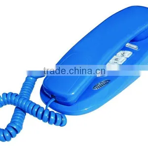 Hot Sale Cheap Slim Corded Telephone / Wall Mounted Telephone / Desktop or Landline Phone thumbnail-1