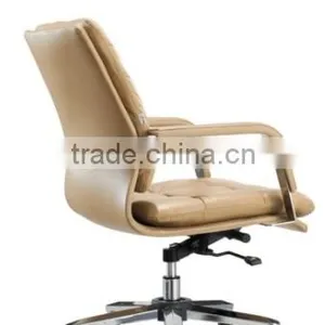 Luxury Swivel Leather Heated Office Chair thumbnail-3