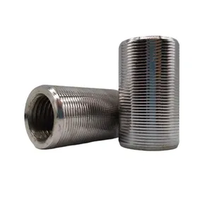 Φ28 67*41 Straight Steel Rebar Coupler Steel Threaded Screw Sleeve thumbnail-1