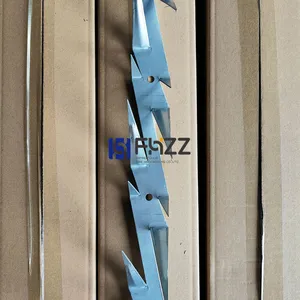 Double Clawed Stainless Steel Medium Wall Razor Spikes for Perimeter Security Protection thumbnail-4