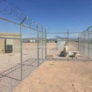 Razor Wire Galvanized Concertina Razor Barbed Barb Wire BTO22 CBT65 Security Fence Military Prison thumbnail-5