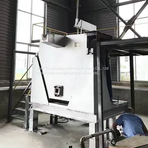 Aluminum Alloy Melting Furnace Spot 500 kg Dump Crucible Melting Furnace thumbnail-2