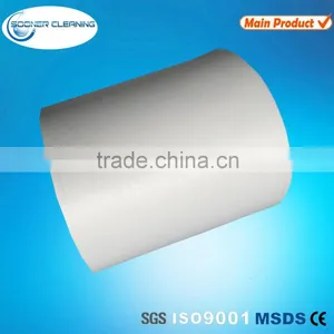 Cross Lapping 80% Viscose 20% Polyester Spunlace Nonwoven Fabric for Wet Wipes thumbnail-1