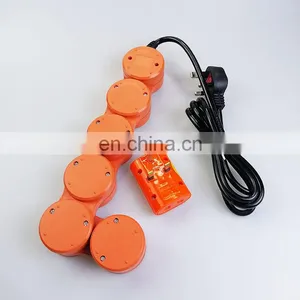 High Quality Universal Power Socket ExtensionBlister Packaging Extension Cord Socket Orange Special Shape Wholesale Socket thumbnail-5