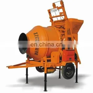 Concrete Mixer Drum Machine With Lift Ladder An Elevating Concrete Mixer for Construction thumbnail-3