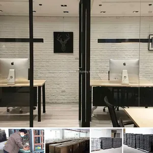 Grui Stone PU Rock Stone Room Inside and Outside Background Wall Brick Living Room Simulation Stone Red Light Cultural Brick thumbnail-2