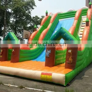 Cheap Ao QI PVC Trapualin Inflatable Water Slides for USA Market thumbnail-1