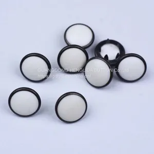 HLD Factory Custom Color BRASS&SS 16L 18L Pearl Prong Snap Button for Garment thumbnail-1