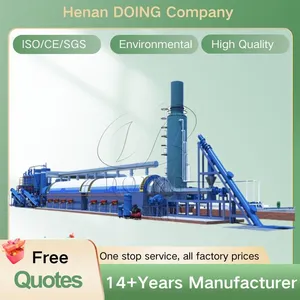 New Design Waste Rubber Pyrolysis Furnace Machine Recycling Tire Plant thumbnail-5
