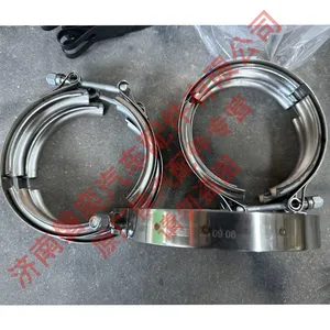 SHACMAN Truck Parts Original Factory V-clamp With a Diameter of 150 DZ9X259544001, Authentic Shaanxi Automobile Original Parts thumbnail-1