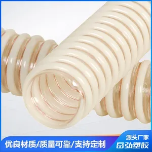 PU Plastic-reinforced Hose With Smooth Inner Wall, Agricultural Machinery Feeding Pipe, DN45 Seeder Feeding Pipe, Cold-resistant and Wear-resistant PU Pipe thumbnail-1