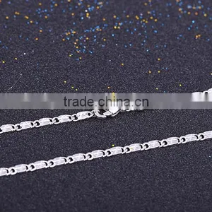 2015 Funky Chains Rhodium Plated Brass Diamond Cut Chain Necklace Jewellery thumbnail-4