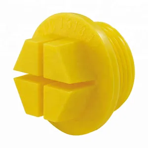 Connector Sealing up Pipe Stop Water Hexagon Threaded Protection Hard Plugs thumbnail-2