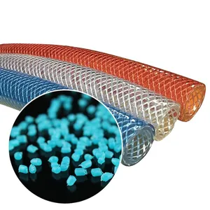 Soft Extrusion PVC Compound Crystal PVC Materials for Garden Hose Braided Flexible Hose Granules thumbnail-5