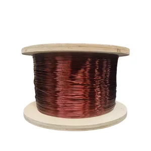Class 200 Grade 2 EIW Enameled Round Aluminum Magnet SWG4 5.189mm for Toroidal Power Transformer Inverter NEMA MW1000 thumbnail-2