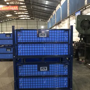 1200x1000mm High Security Galvanized Steel Foldable Storage Cage for Outdoor Warehouse thumbnail-5