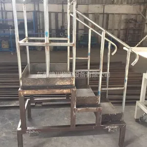Euro Style Industrial Steel Rolling Step Ladder for Warehouse Use thumbnail-4
