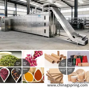 Microwave Oven Industrial Machine for Best Quality Drying Heating Sterilization Tunnel Belt Type thumbnail-1