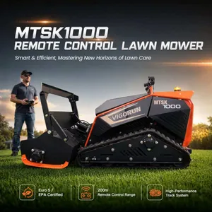 Remote Control Lawn Mower Euro 5/EPA Ultra-Width Labor Saving Flail Mulcher for Large Landscapes Vigorun MTSK1000 thumbnail-1