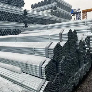 DN50 DN80 Hot Dip Galvanized Steel Pipe Threaded GI Tube for Fire Fighting Water Supply System thumbnail-3