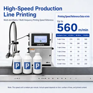 Cleaning Product Coding Machine for Detergent Bottles HDPE Containers Batch Number Printing thumbnail-2