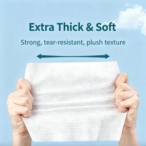 100% Cotton Baby Face Towels – Medical-Grade Thickened Dry & Wet Disposable Cleansing Wipes thumbnail-5