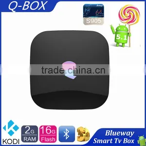 2016 New Q Box Android 5.1 Media Player Q-BOX With Apps&Addons Preinstalled Android Tv Box S905 2GB Ram 16GB Rom Kodi Box Quality Choice thumbnail-1