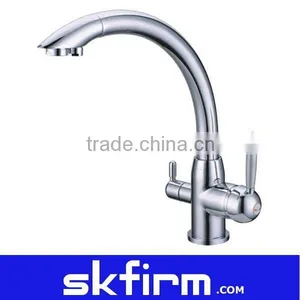 3 Way Taps Kitchen Faucet Mixer Hot Cold Mixer & Filter Water Tap thumbnail-1