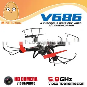 2015 V686g Hot Sale rc Drones Shantou Chenghai Toy Factory WL Toys V686G 2.4G 4CH 3D Rolling Fly Headless Quad Copter thumbnail-1