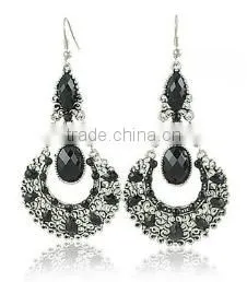 2016 Wholesale Fashion Bead Pendant Earring Chinese Style Vintage Earrings thumbnail-3