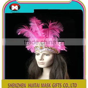 Custom Party Headwear in 2016 Feather Headdress and the Wholesale Headdress Indian thumbnail-1