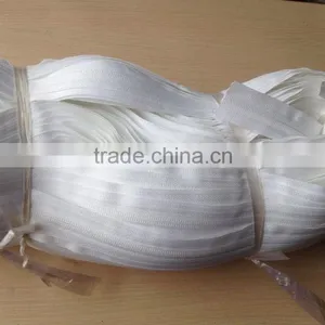 White Long Chain Nylon Zipper thumbnail-3