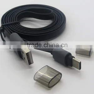For Huawei USB 3.1 Data Charge Type C Cable Flat Color Noodle Cord thumbnail-4